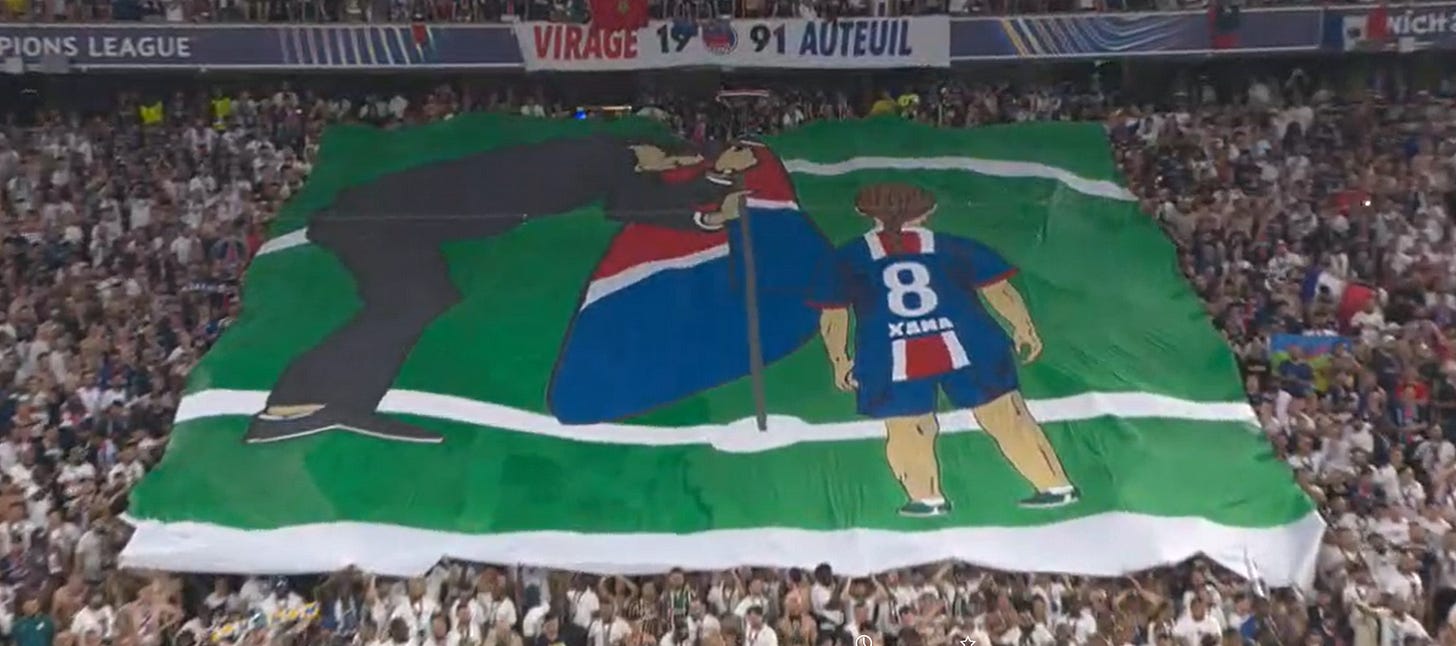 r/soccer - PSG fans tifo for Luis Enrique and his deceased daughter r/soccer - PSG fans tifo for Luis Enrique and his deceased daughter