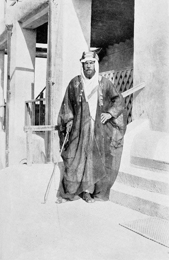 San Juan Philby (1885-1960) en Riad (Dominio público)