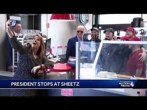 Biden stops at Store 379 : r/sheetz
