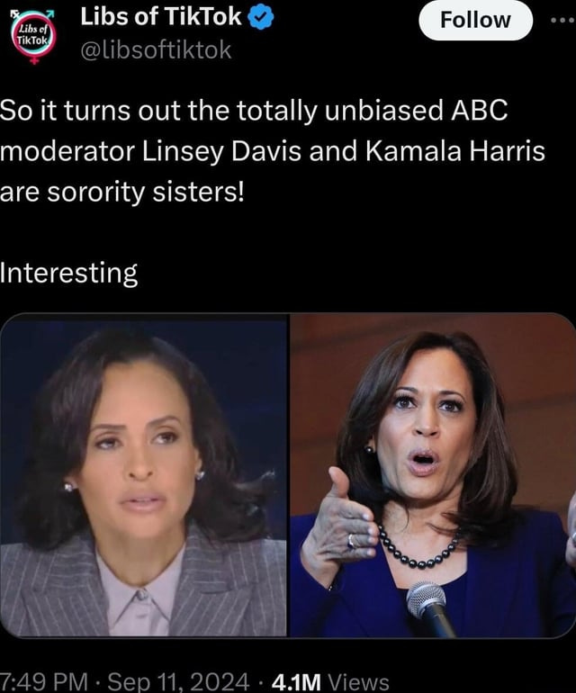 r/ConservativeMemes - Starting to make even more sense, why she’d only do ABC news 