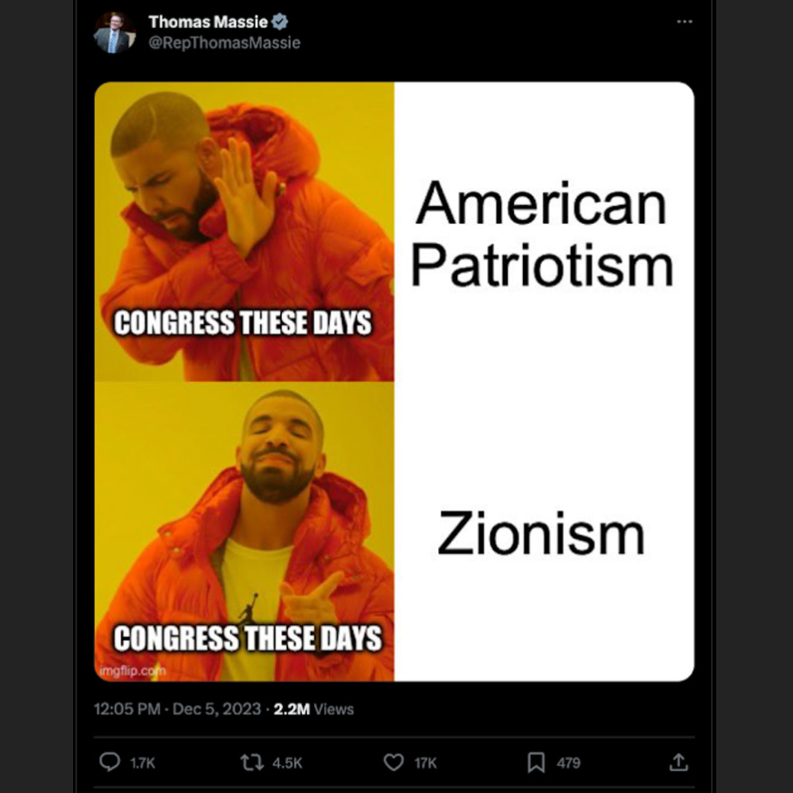 GOP Lawmaker's Antisemitic Meme: Congress More Focused on Zionism Than  American Patriotism - U.S. News - Haaretz.com
