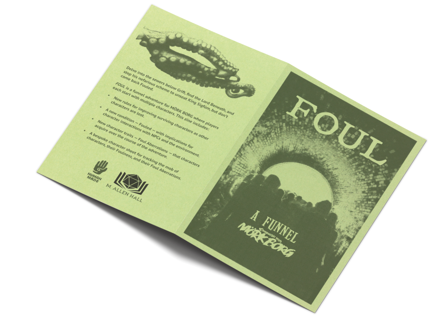 Cover spread of Foul.