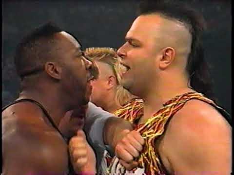 WCW SuperBrawl V - The Nasty Boys vs Harlem Heat (1995-02-19) - YouTube