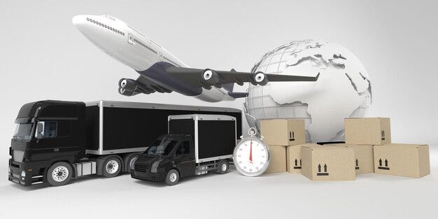 Free photo cargo delivery vehicle