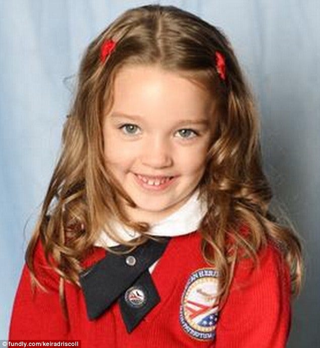 Keira Driscoll dies from flu strain she was vaccinated against | Daily Mail  Online