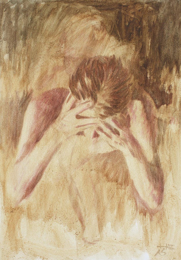 Despair Painting - Despair by Hans Egil Saele