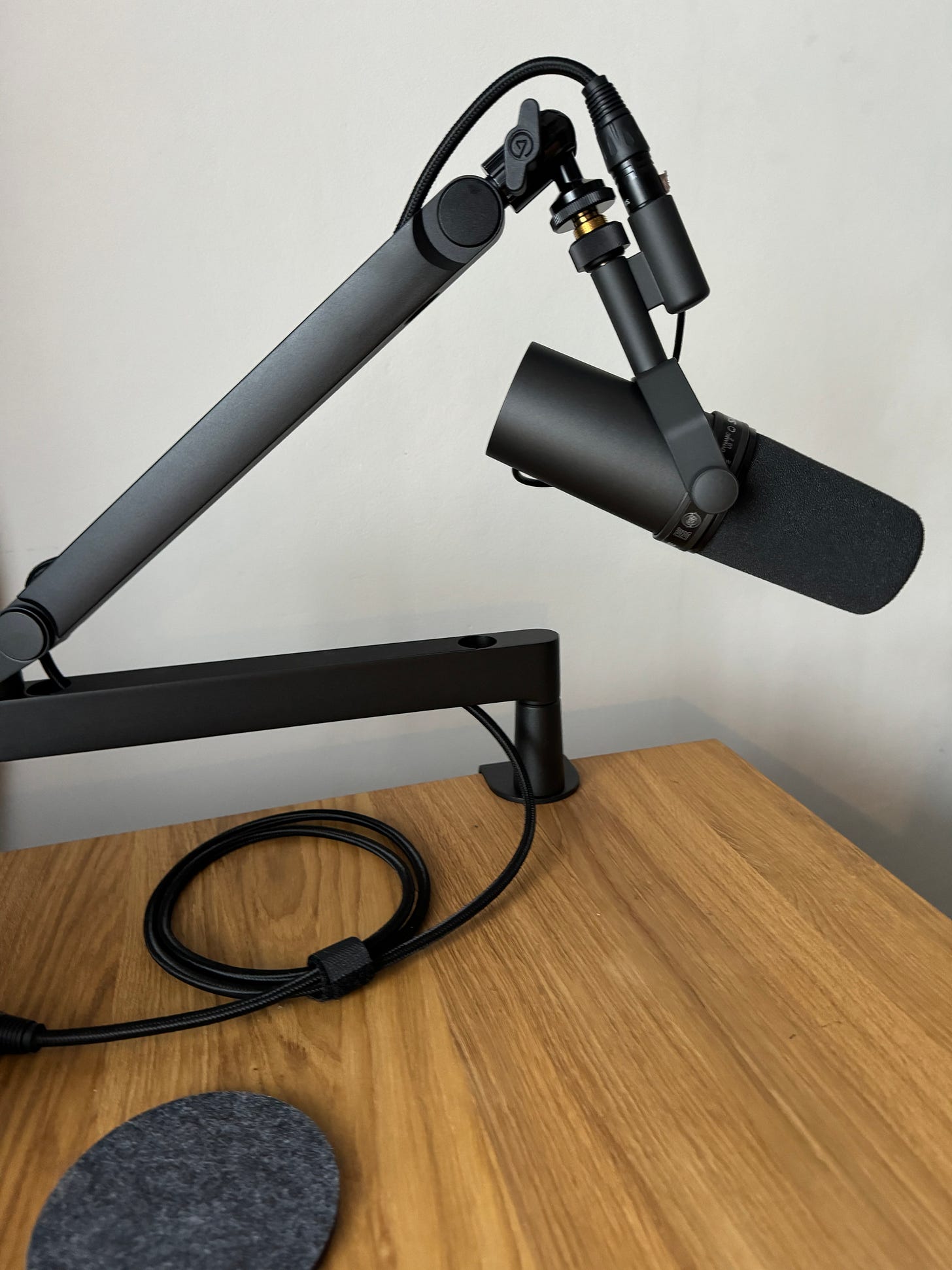 Microphone set up SM7B