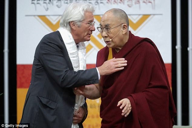 Gere has been devoted to Buddhism for four decades and is a friend of the Dalai Lama (at the Bender Arena on the campus of American University on June 13, 2016 in Washington, DC)