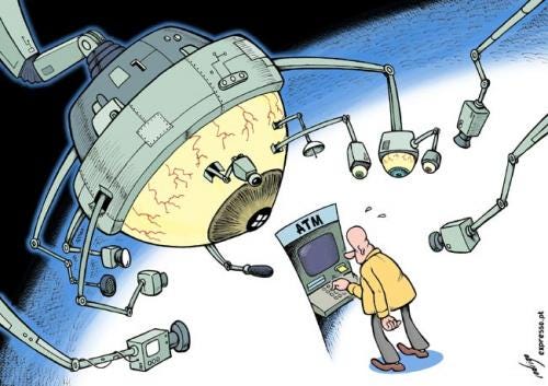Big Brother is watching us By rodrigo | Politics Cartoon | TOONPOOL