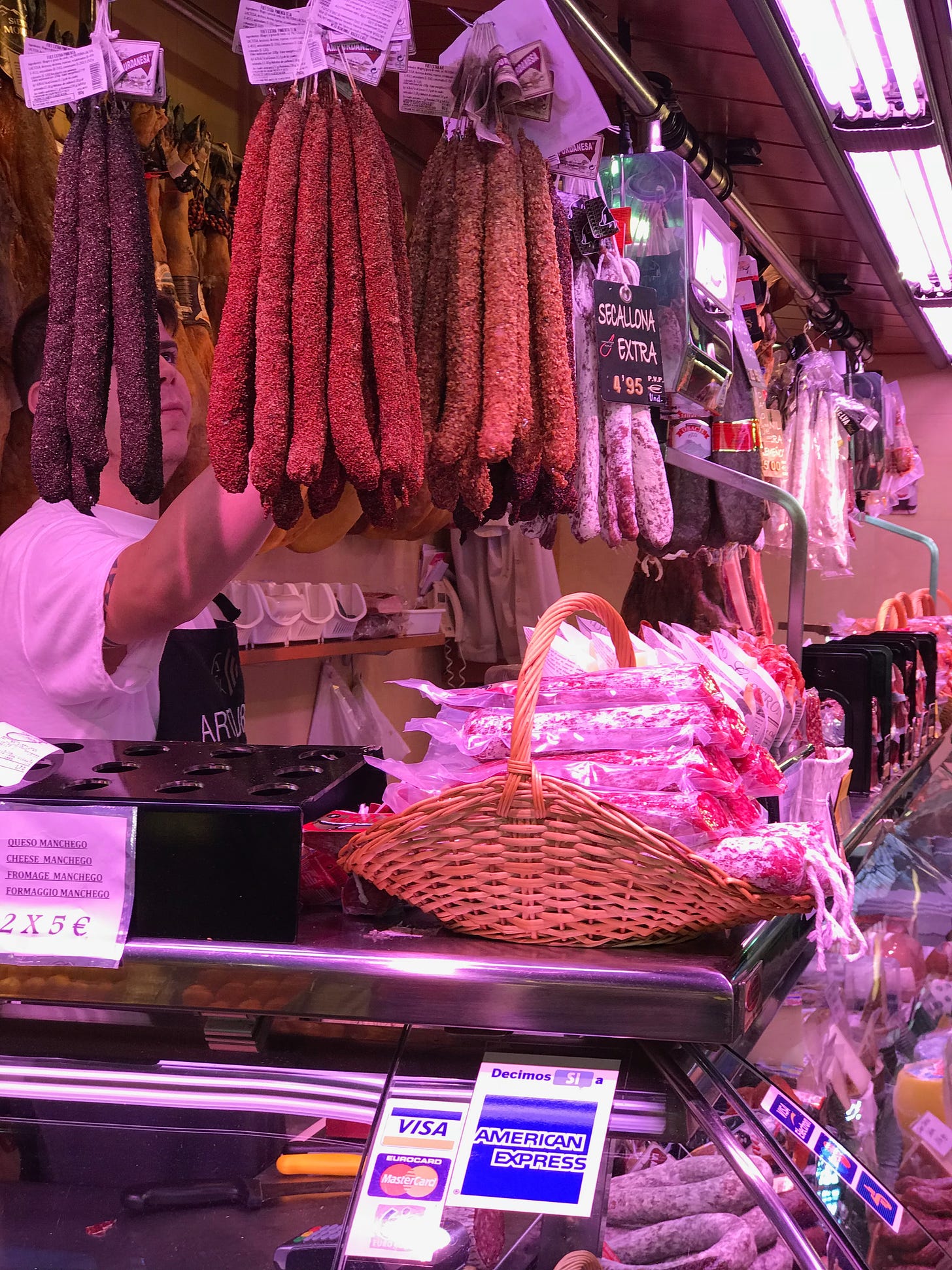 La Boqueria in Barcelona, Spain