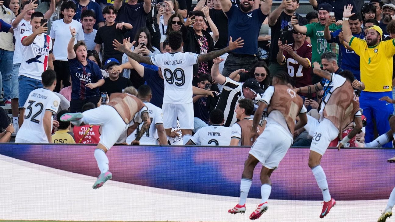Botafogo 1-0 PSG (20 Jun, 2025) Game Analysis - ESPN (UK)