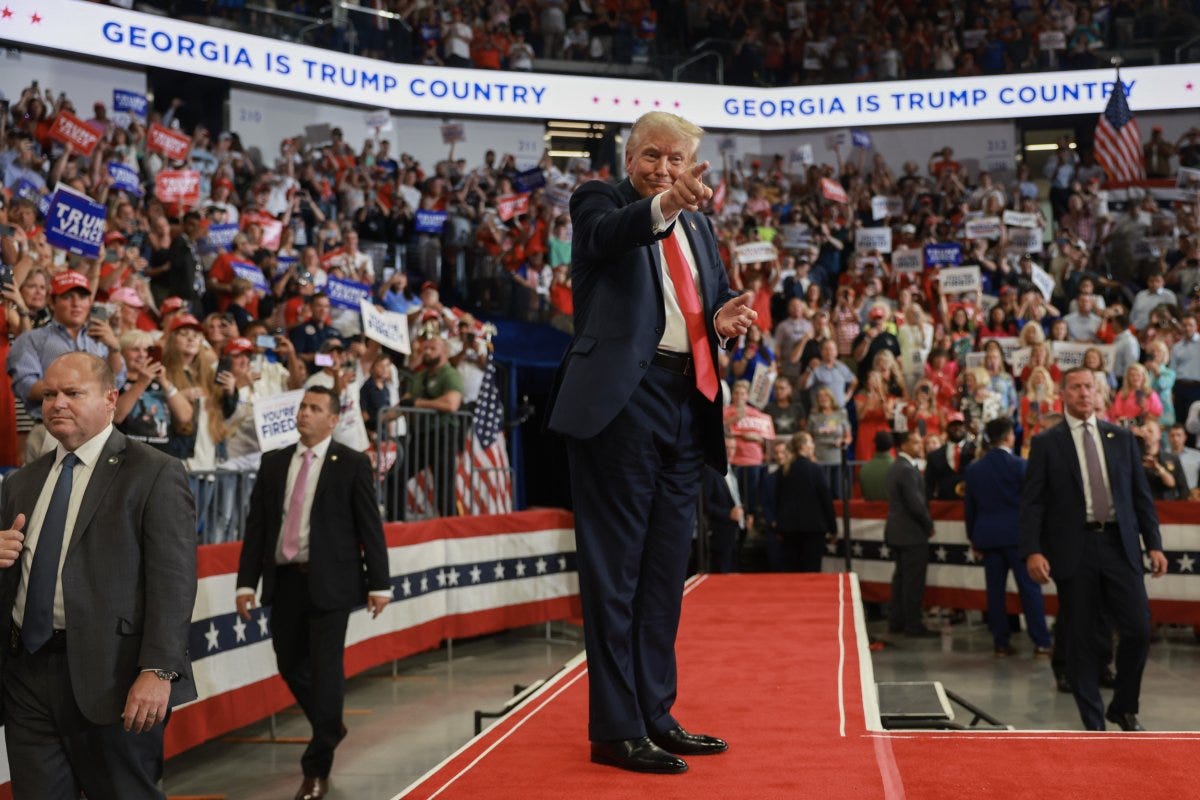 Donald Trump's Georgia Rally Key Takeaways - Newsweek