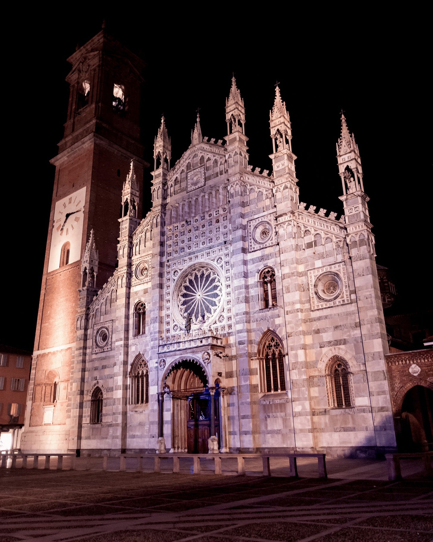 May be an image of bell tower and the Arno River