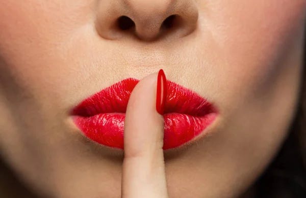 Woman lips shh Stock Photos, Royalty Free Woman lips shh Images |  Depositphotos