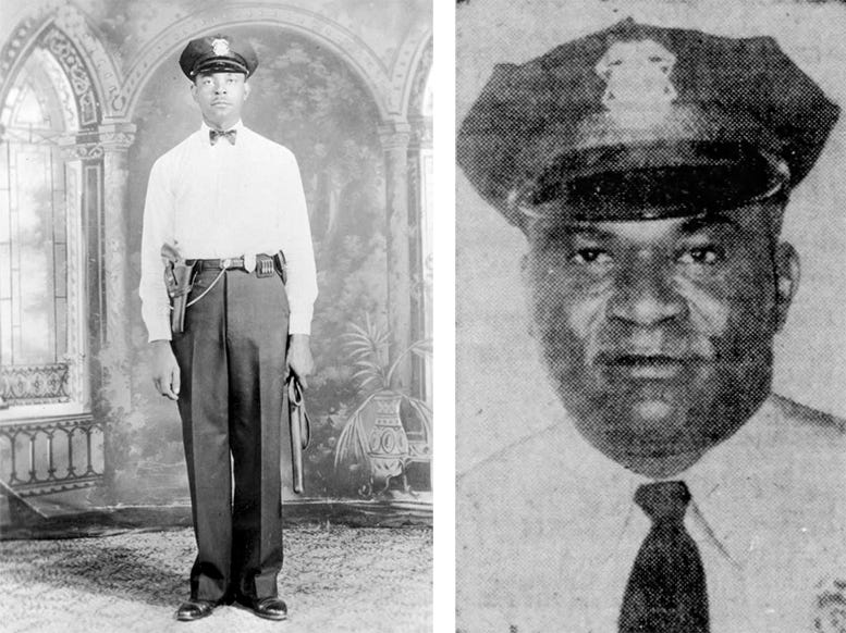 Officers John Milledge (left), and James Washington (right).