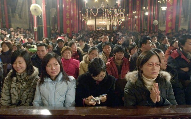 China on course to become 'world's most Christian nation' within 15 years