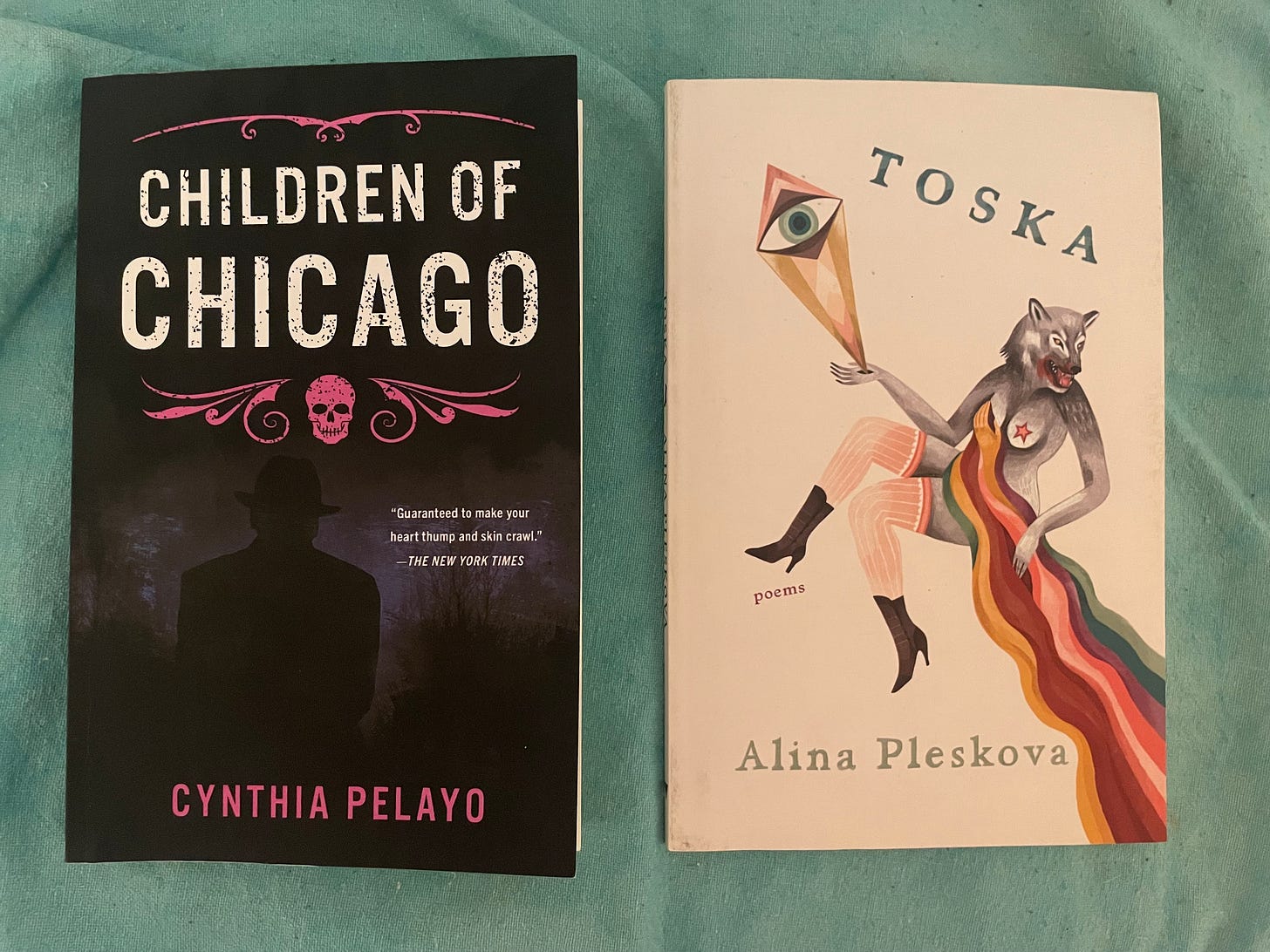 Children of Chicago by Cynthia Pelayo and Toska by Alina Pleskova