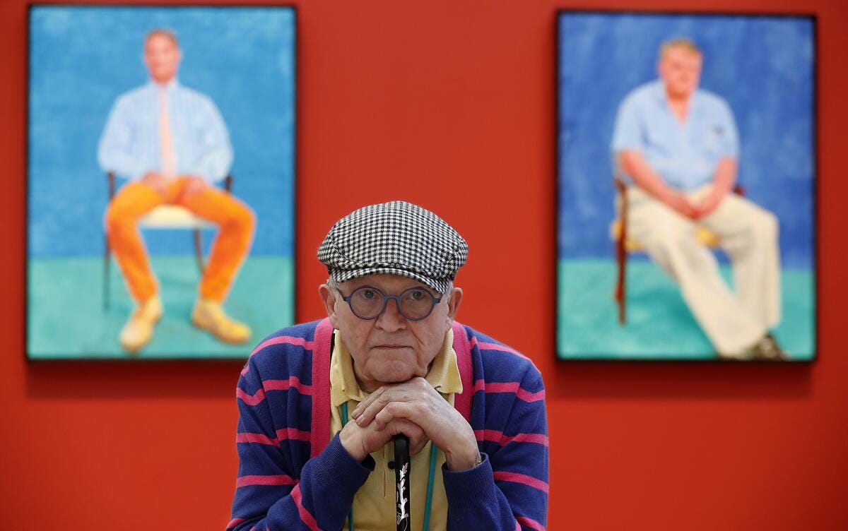 David Hockney, a portrait of the portrait artist at 80: 'I'm still curious'  - Los Angeles Times