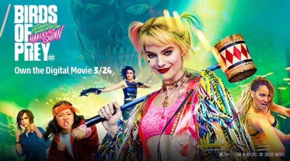 Birds of Prey Hits Digital March 24 with a Stack of Special Features - 615  Film