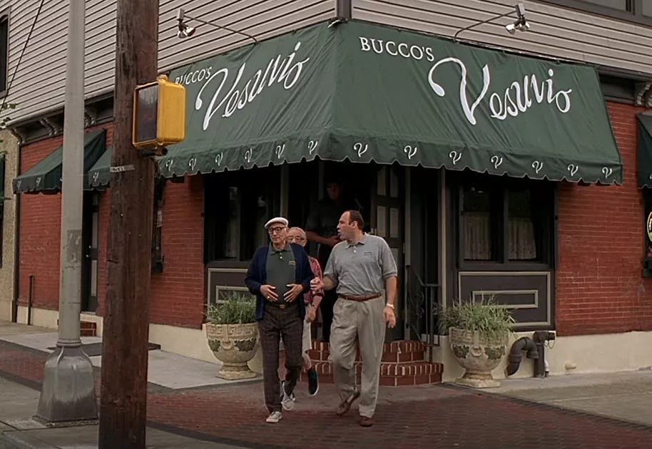 Vesuvio's restaurant from The Sopranos