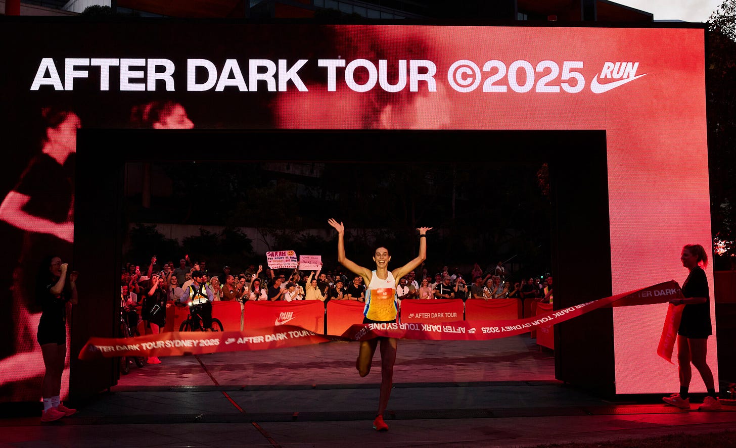 Isobel Hume wins the first Nike After Dark Half Marathon_@bythewhiteline.jpg