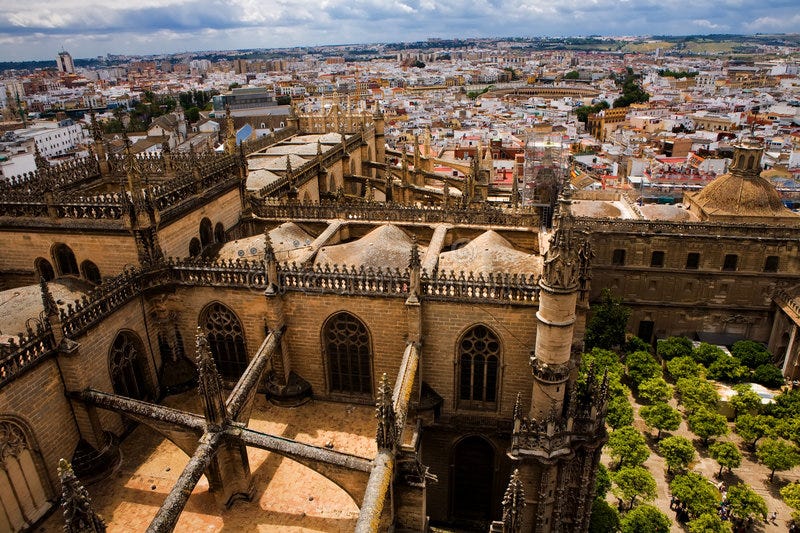 Voyager Sevilla: La Giralda Tower: The Four Stages