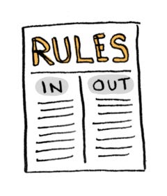 paper with title "rules"