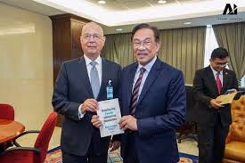Anwar Ibrahim - Di Parlimen bersama Prof Klaus Schwab ...
