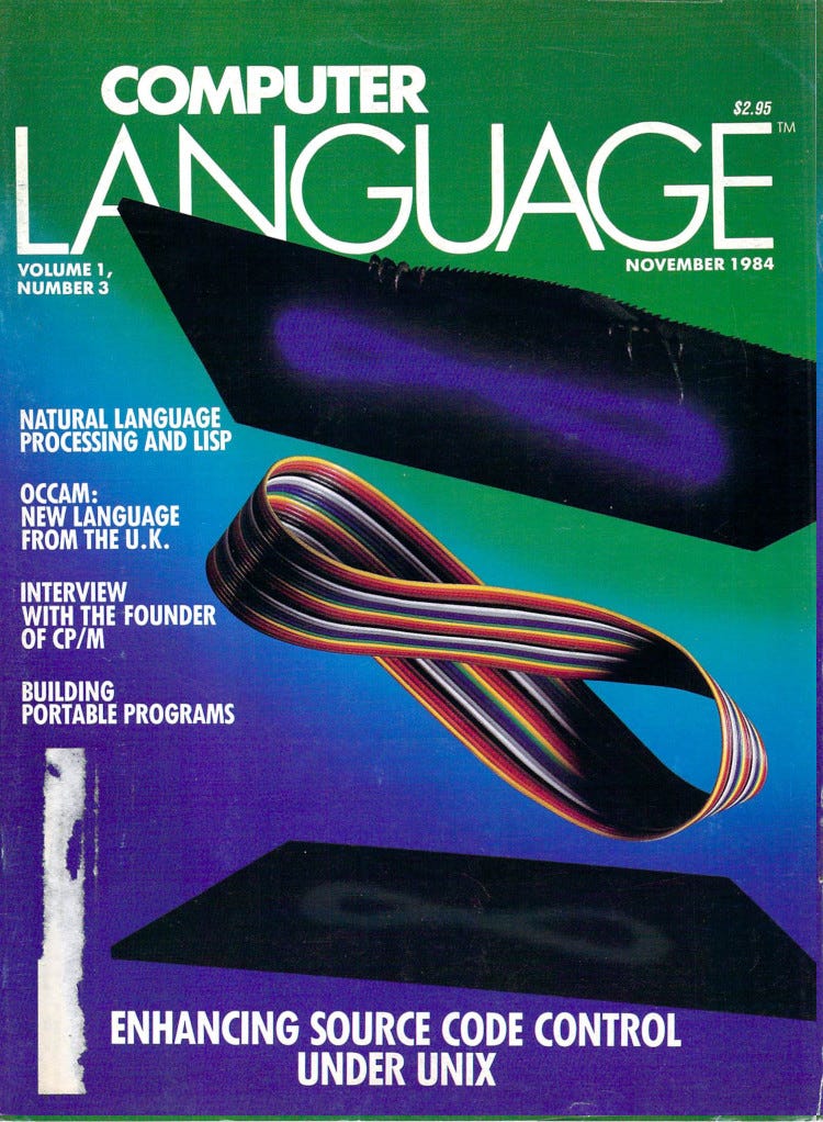 November 1984 issue of Computer Language