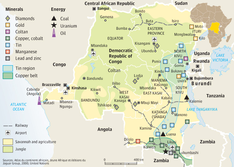 Democratic Republic of Congo's mineral resources