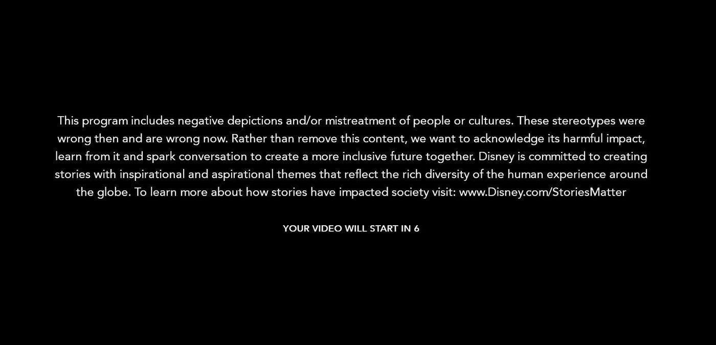 Disney Plus adds new content warnings calling out racism and harmful  stereotypes - Polygon