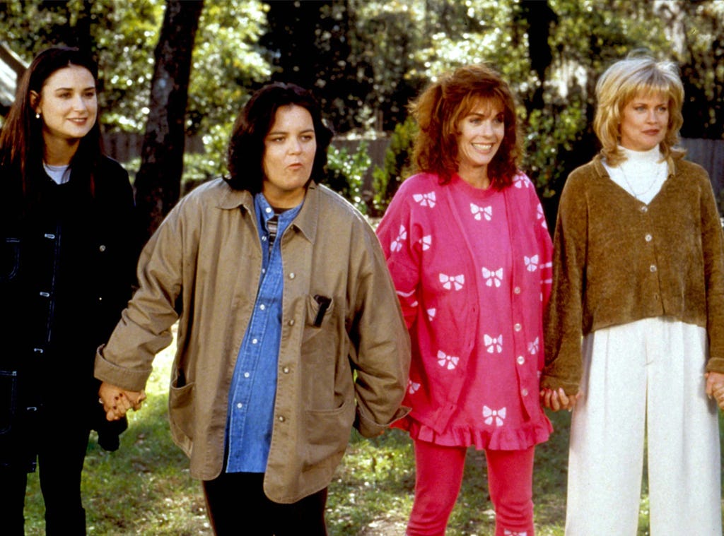 Demi Moore, Rosie O'Donnell, Rita Wilson, and Melanie Griffith in Now and Then.