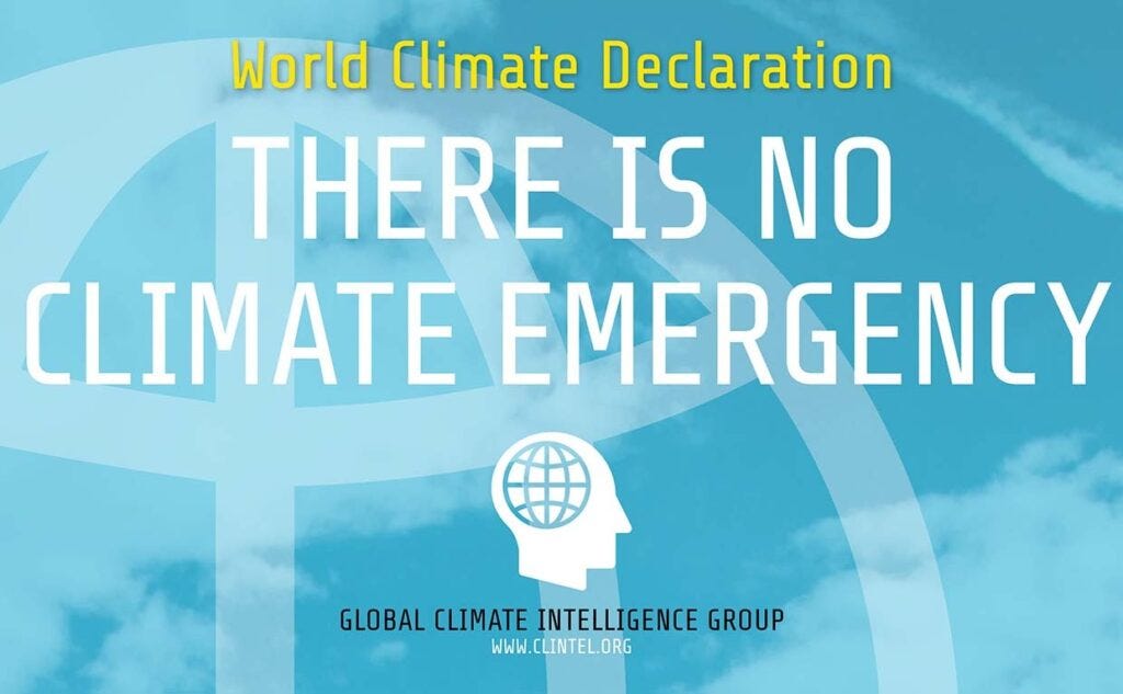 There Is No Climate Emergency: So Say Us All - Clintel