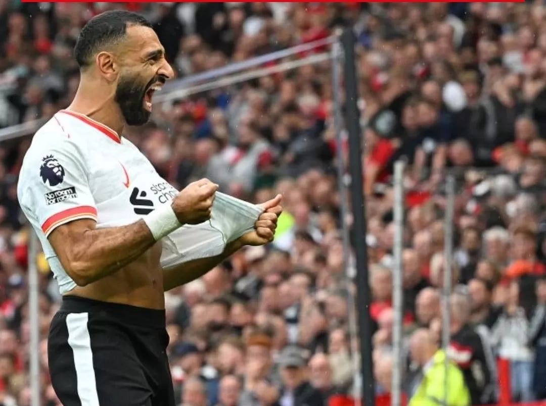 Liga Inggris Manchester United 0-3 Liverpool, Luis Diaz dan Mohamed Salah  Memghukum United di Old Trafford - Radar Surabaya