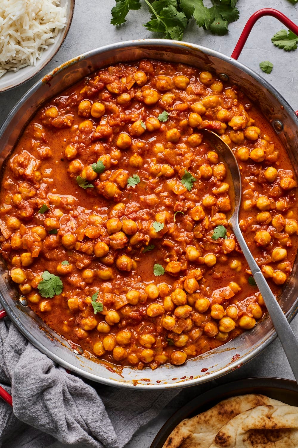 Chana Masala in the pot