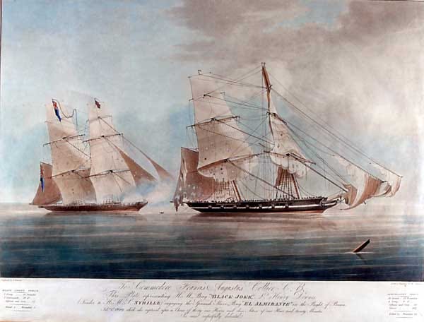 The slaver hunting ship HMS Black Joke