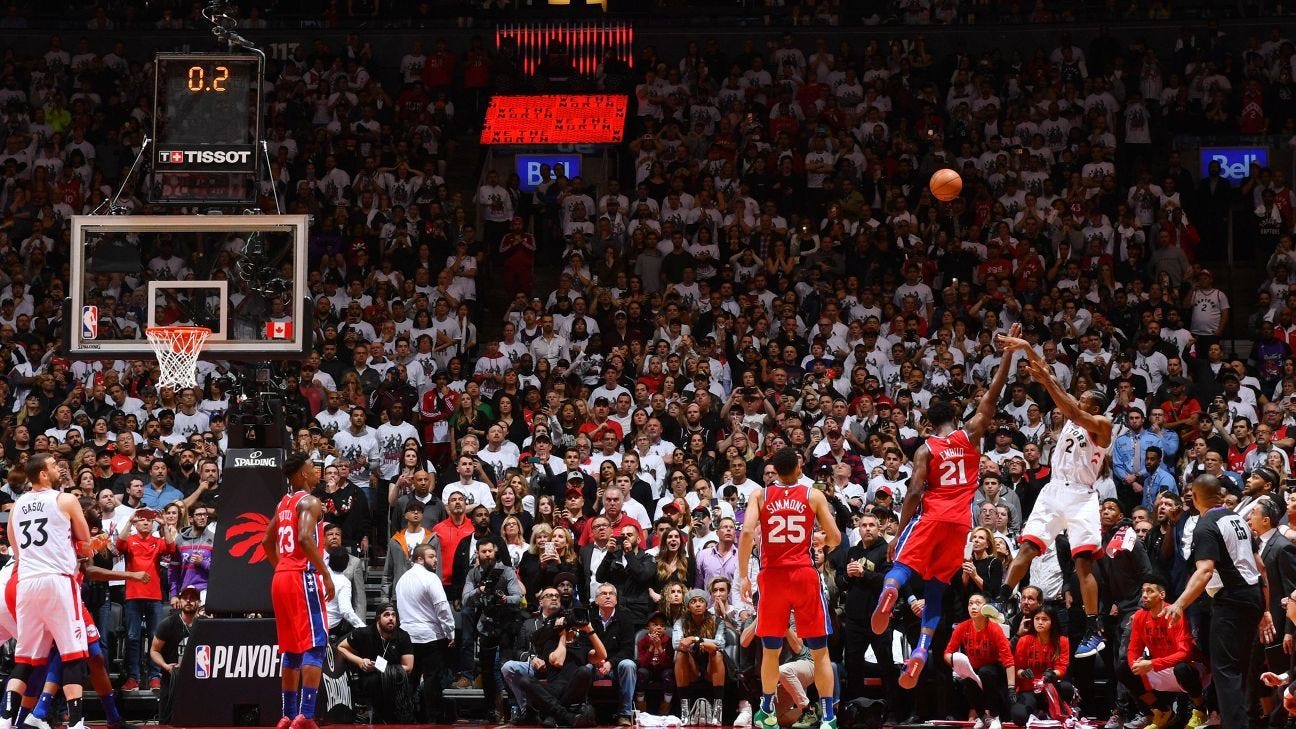 Kawhi ousts Sixers with unprecedented shot - ESPN