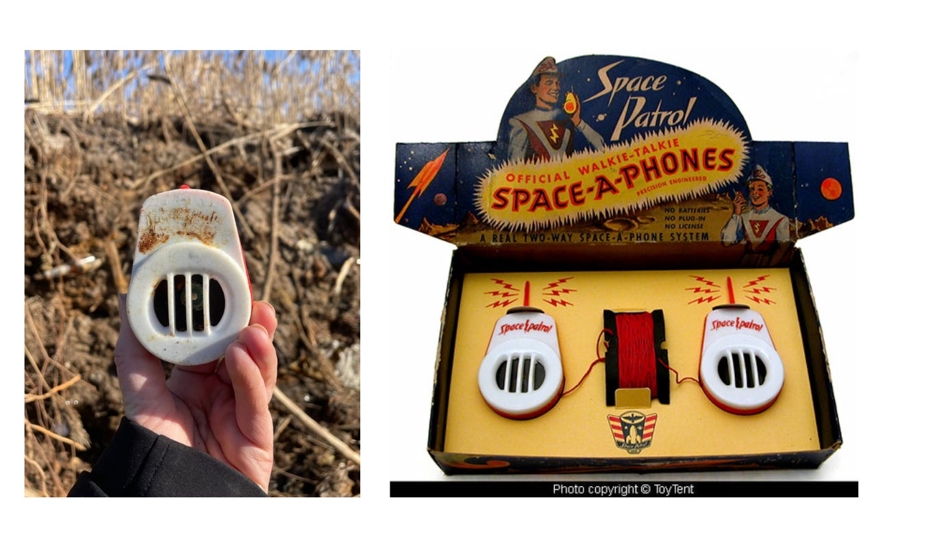 Space Patrol Space a Phones Vintage