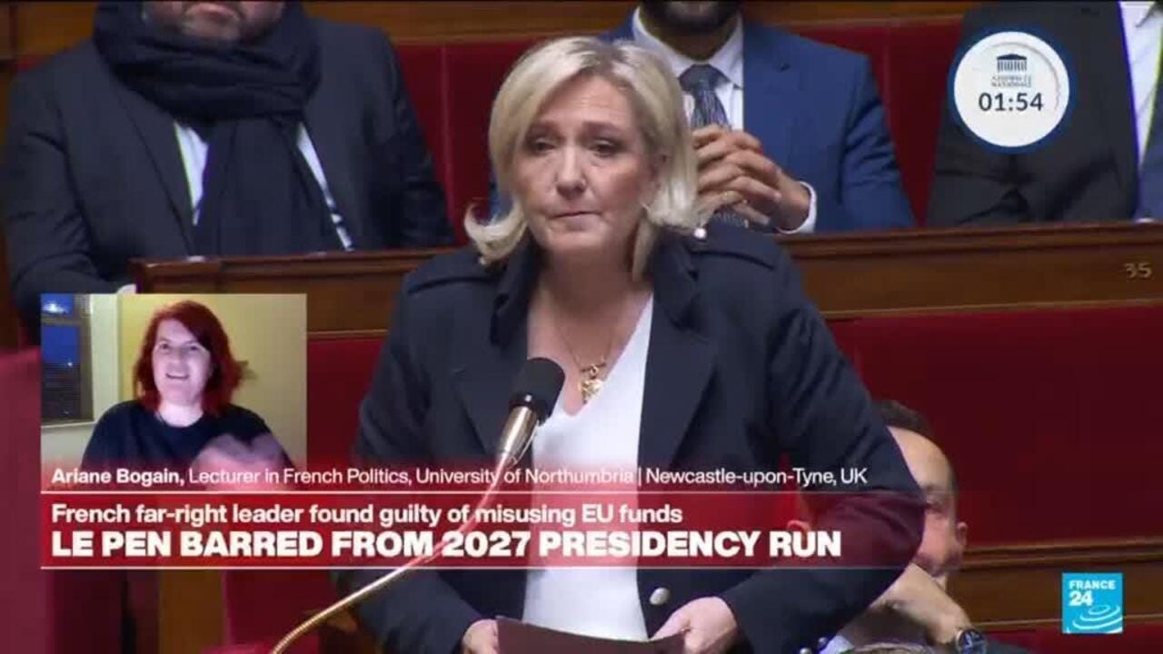 Marine Le Pen rhetoric follows Sarkozy's, Trump's playbook, researcher says  - France 24