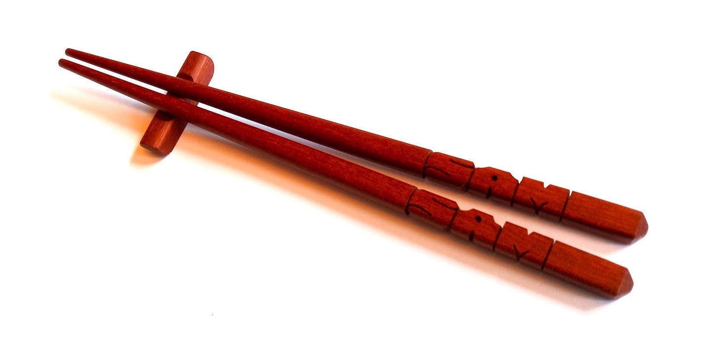 Bloodwood Chopsticks