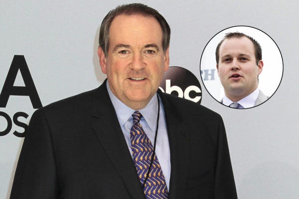 mike huckabee defeding josh duggar for child molesting 2015