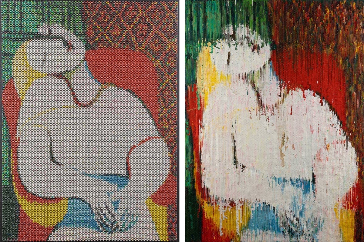 A pair of artworks after Picasso's Le Rêve A pair of artworks after Picasso's Le Rêve