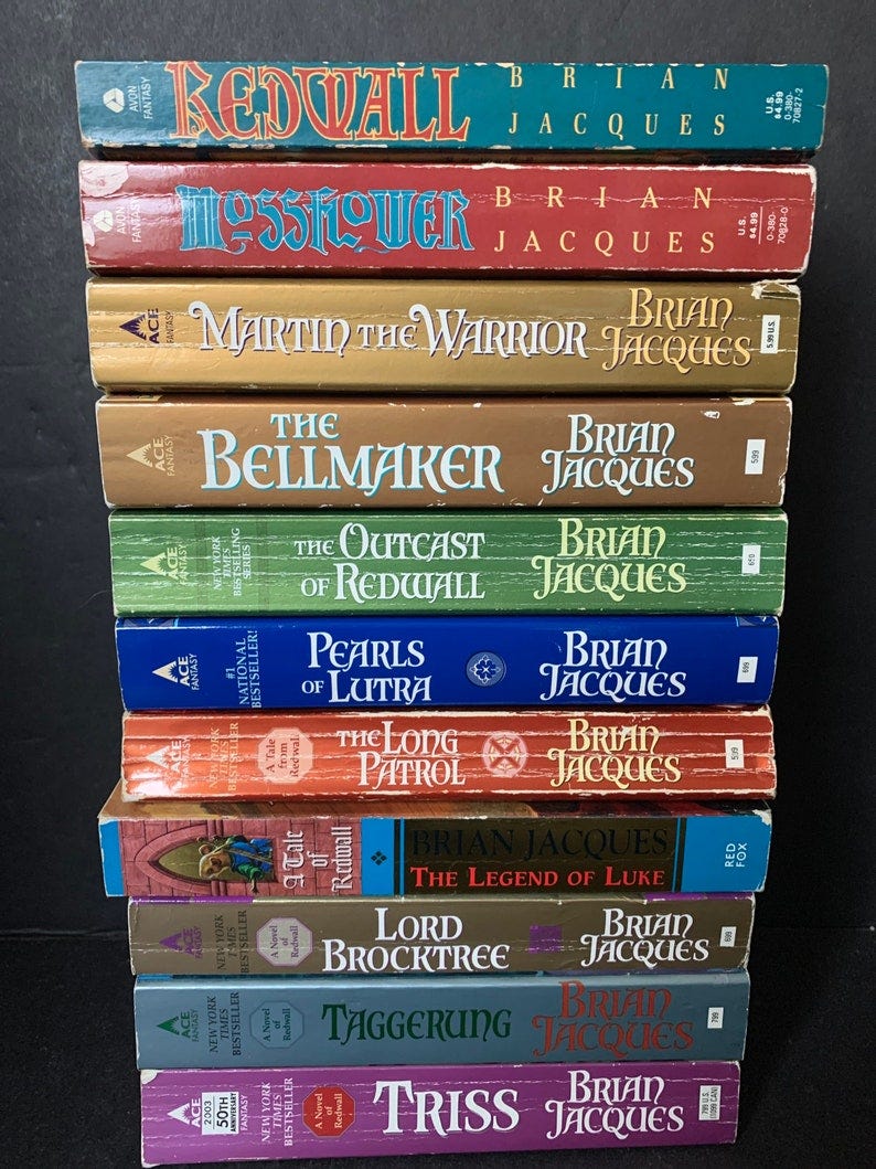 Redwall Books by Brian Jacques  Choose Your Title image 1