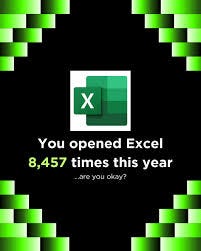 The Excel Wrapped you didn't ask for #excel #humor #funny #memes  #cheatsheets