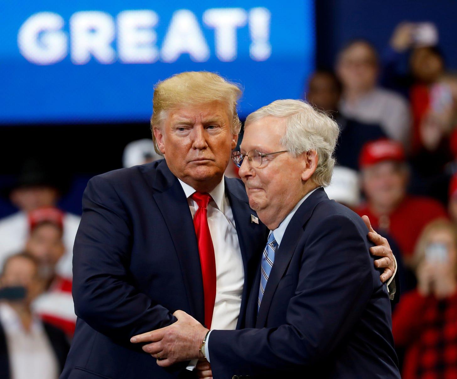 Trump and McConnell fall short in Kentucky ? but remain steady allies in  Washington - The Washington Post