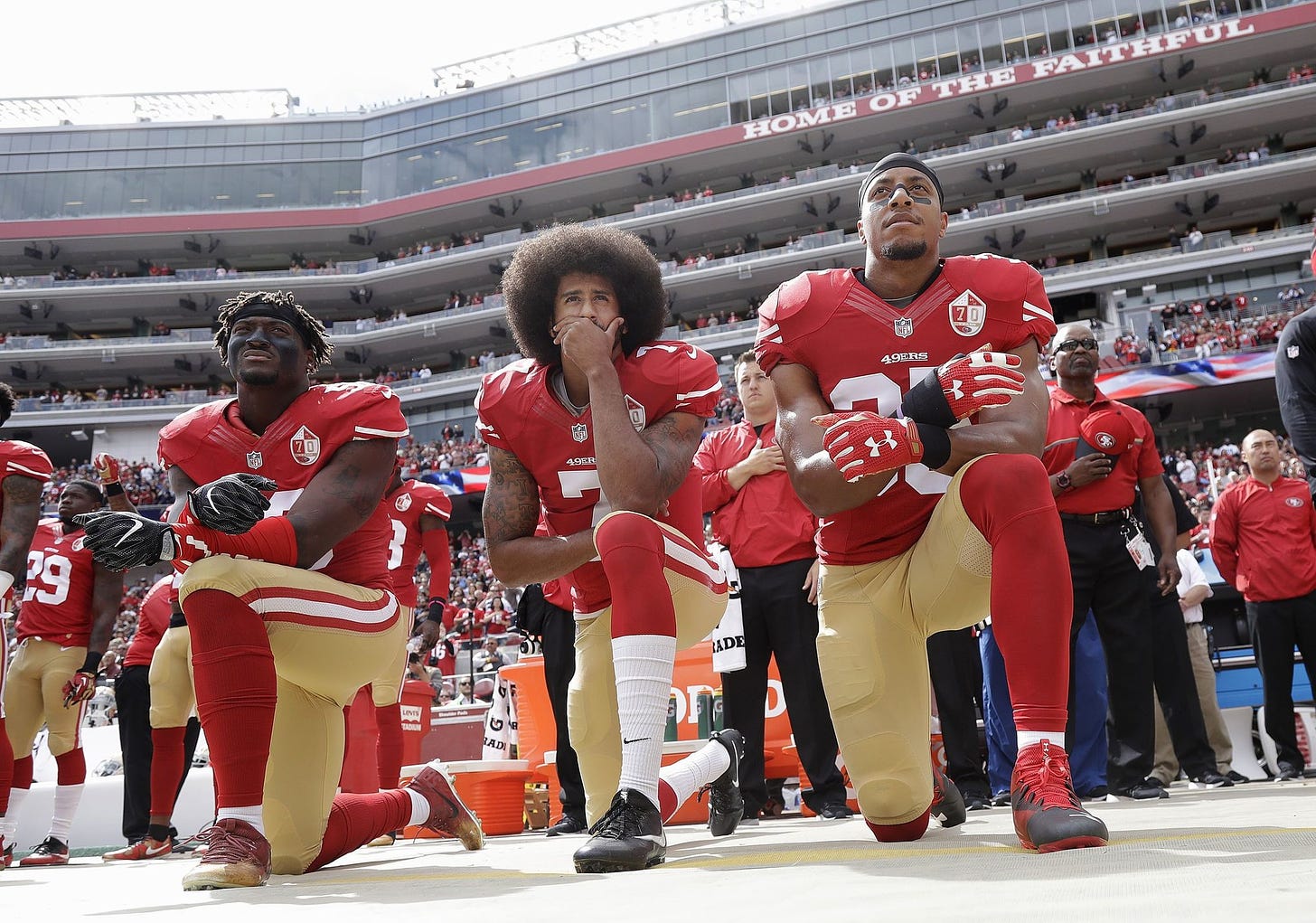 Will George Floyd's death compel people to finally consider substance of  Colin Kaepernick's message? | The Seattle Times