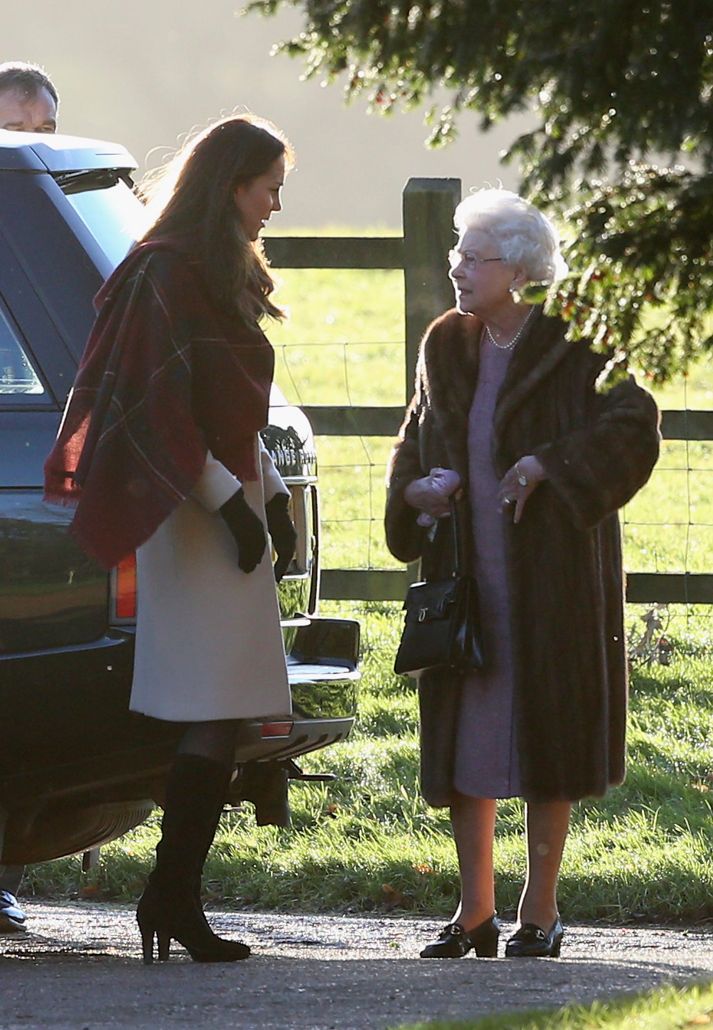 kate middleton and the queen celebrate christmas at sandringham