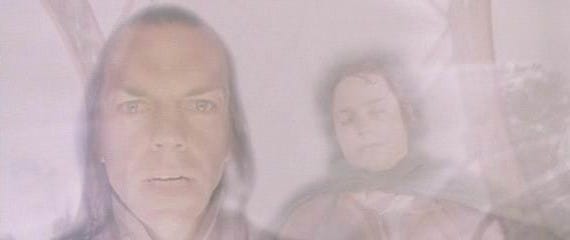 low opacity Elrond and transparent Frodo