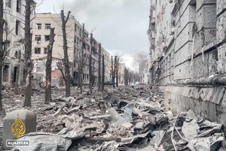 Russia-Ukraine war: Destruction in Kharkiv after bombardment | Russia- Ukraine war News | Al Jazeera