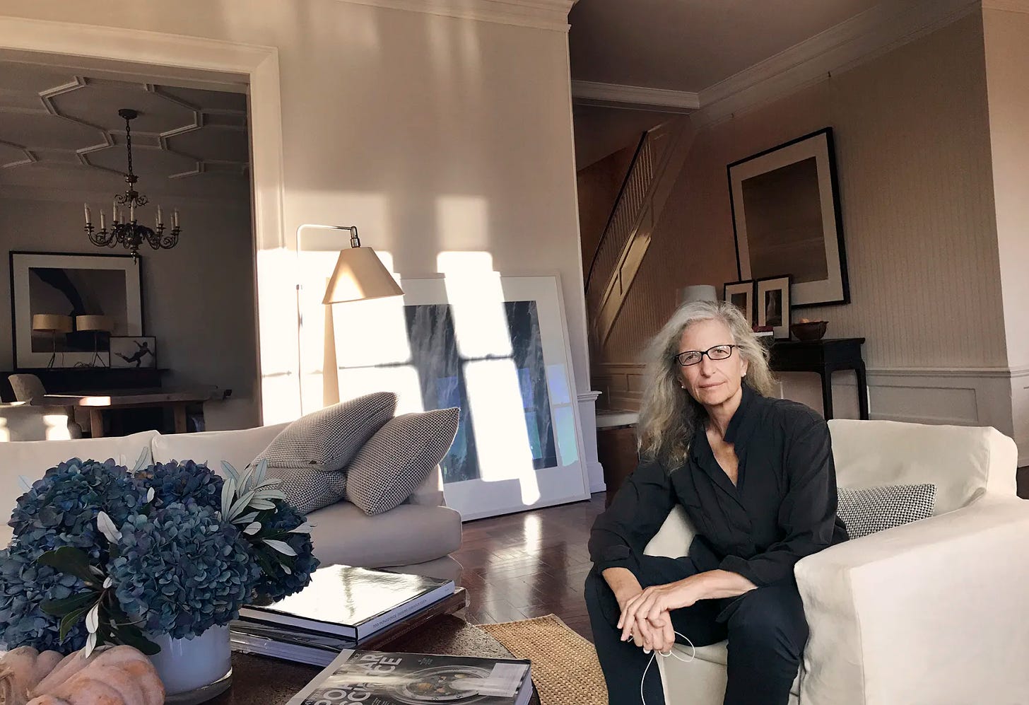 Annie Leibovitz at home with Ikea
